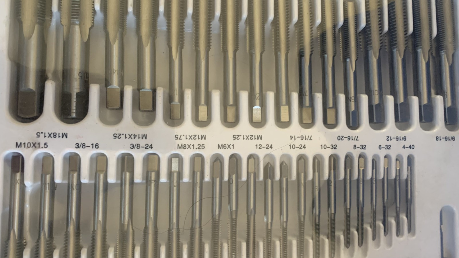 Value Collection Tap & Die Set: #4-40 to 3/4-16 Taps, NPT & UNC