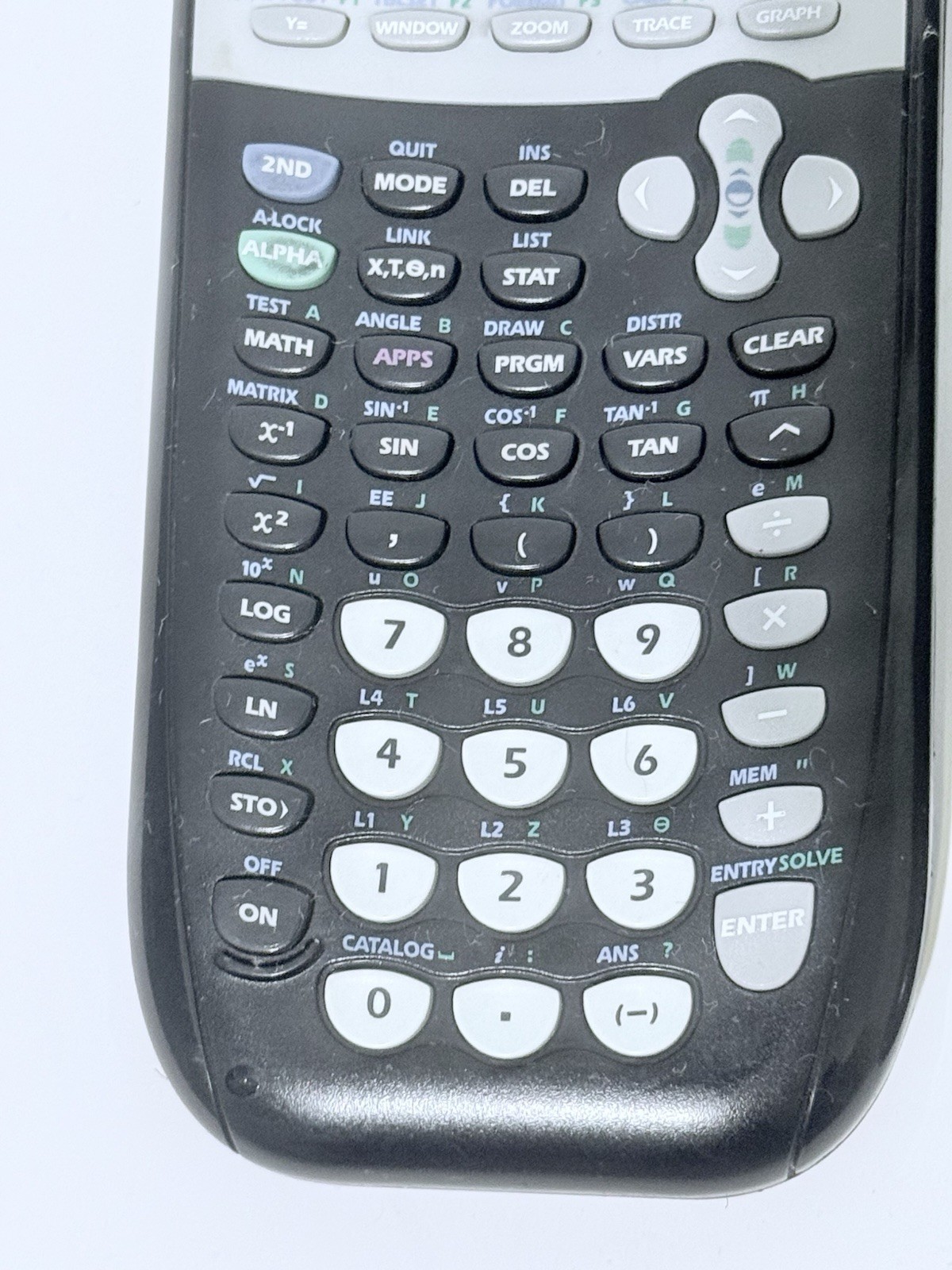 Texas Instruments TI-84 Plus Graphing Calculator Tested And Works Great ( 1 )