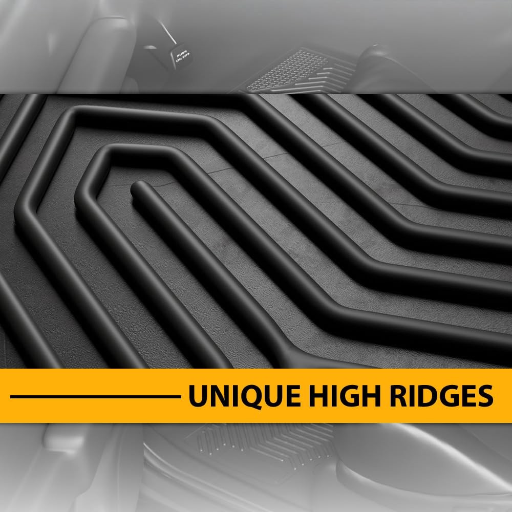 Car Floor Mats Cargo Liners Chevy Colorado GMC Canyon Crew Cab 2015-2022
