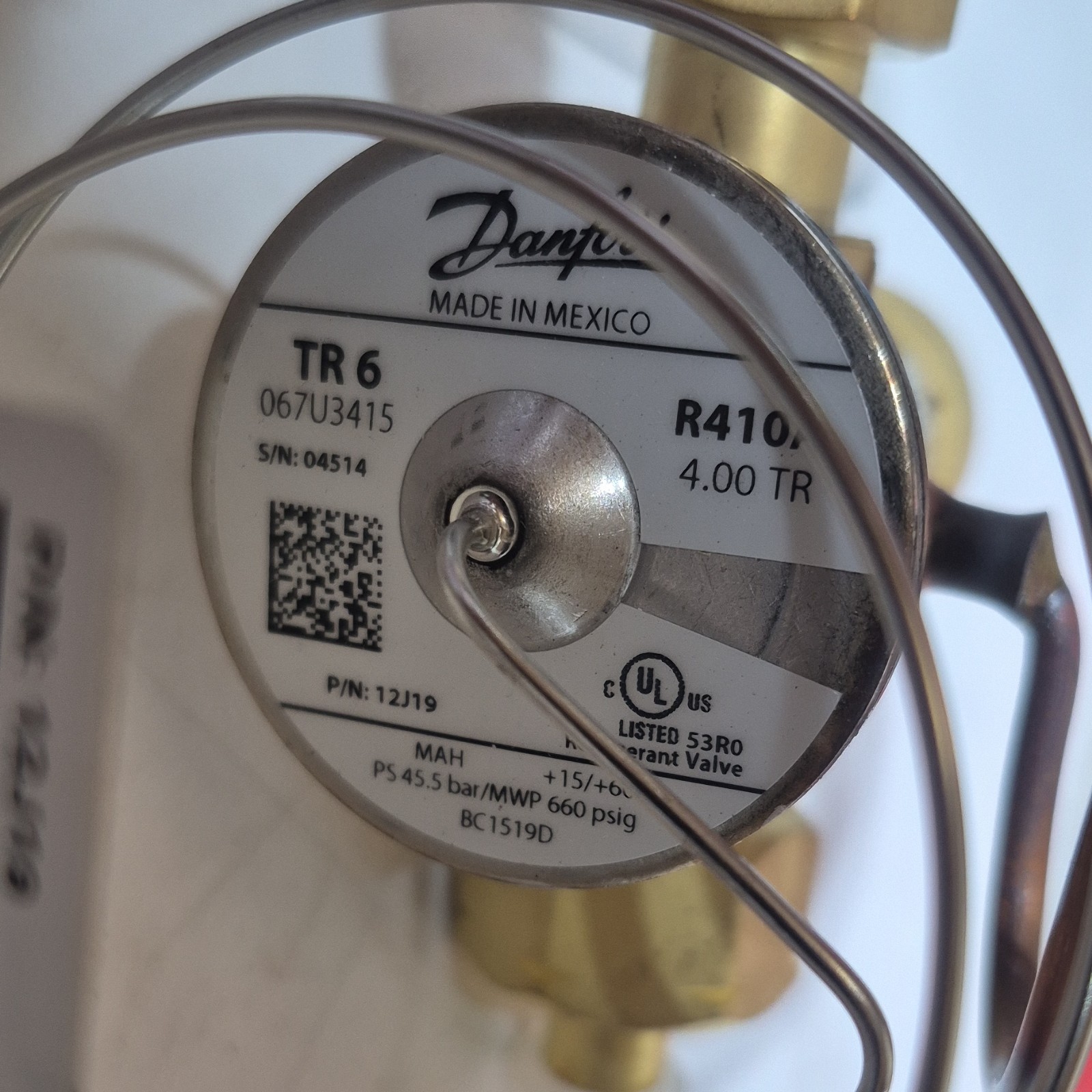 Danfoss TR6 TXV Thermal Expansion Valve R-410A 067U3415 For Lennox 12J19