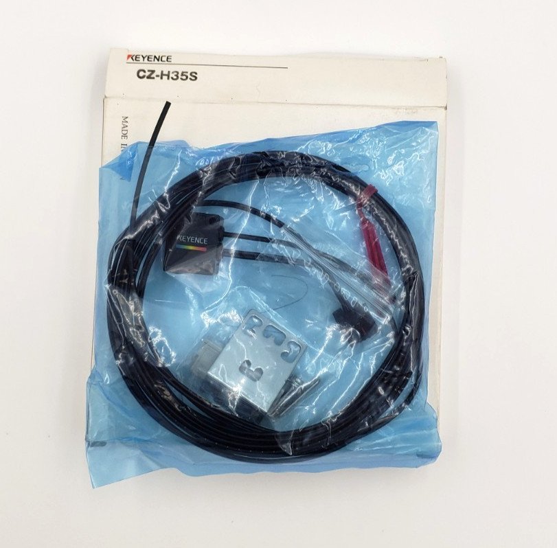 New Keyence CZ-H35S Reflective Fiber Optic Sensor Head CZH35S – 60 Day Warranty