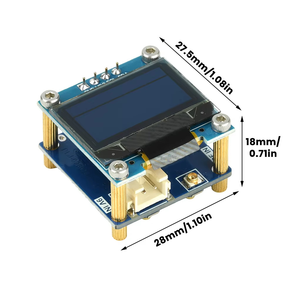 1Khz-100Mhz Frequency Meter 0.96-inch OLED Frequency Display Frequency Counter
