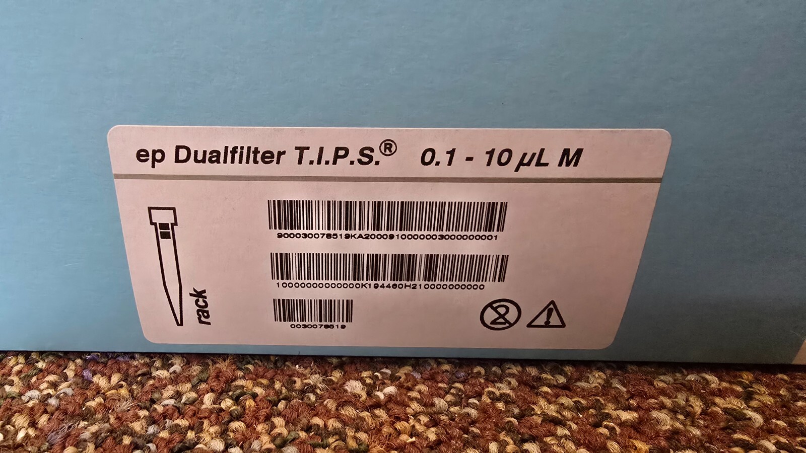 Eppendorf ep Dualfilter pipette tips, 0.1-10ul, 10 racks 96 tips each
