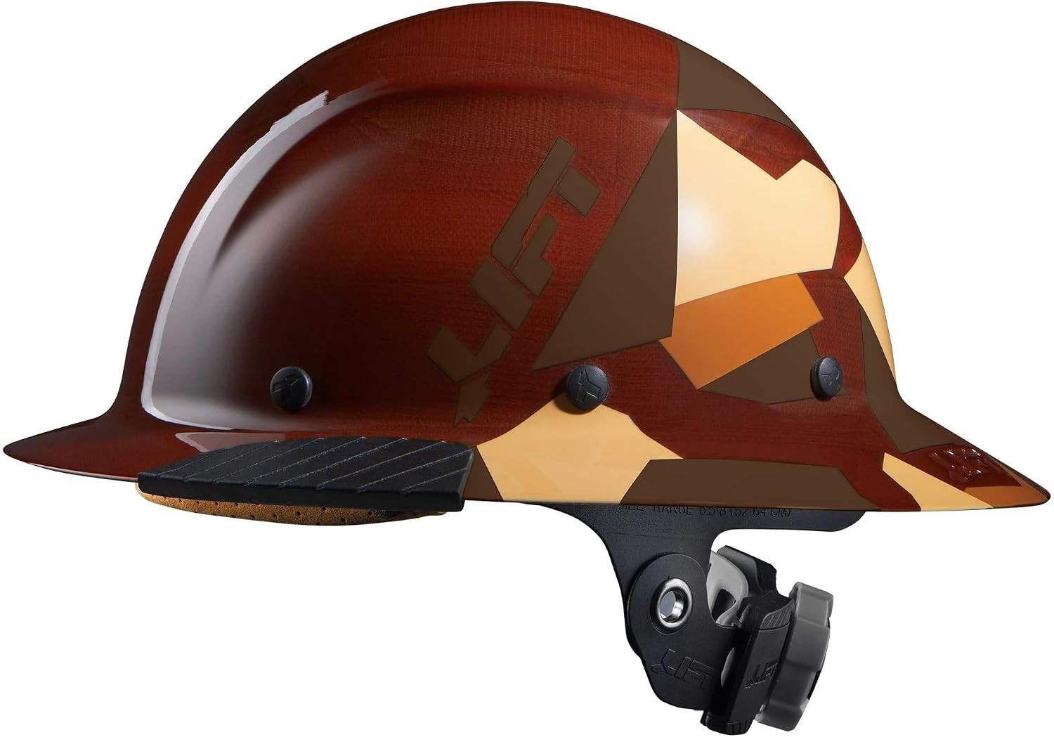 SAFETY Dax Fiber Resin Full Brim Safety Helmet/Hard Hat | 6 Point Suspensi