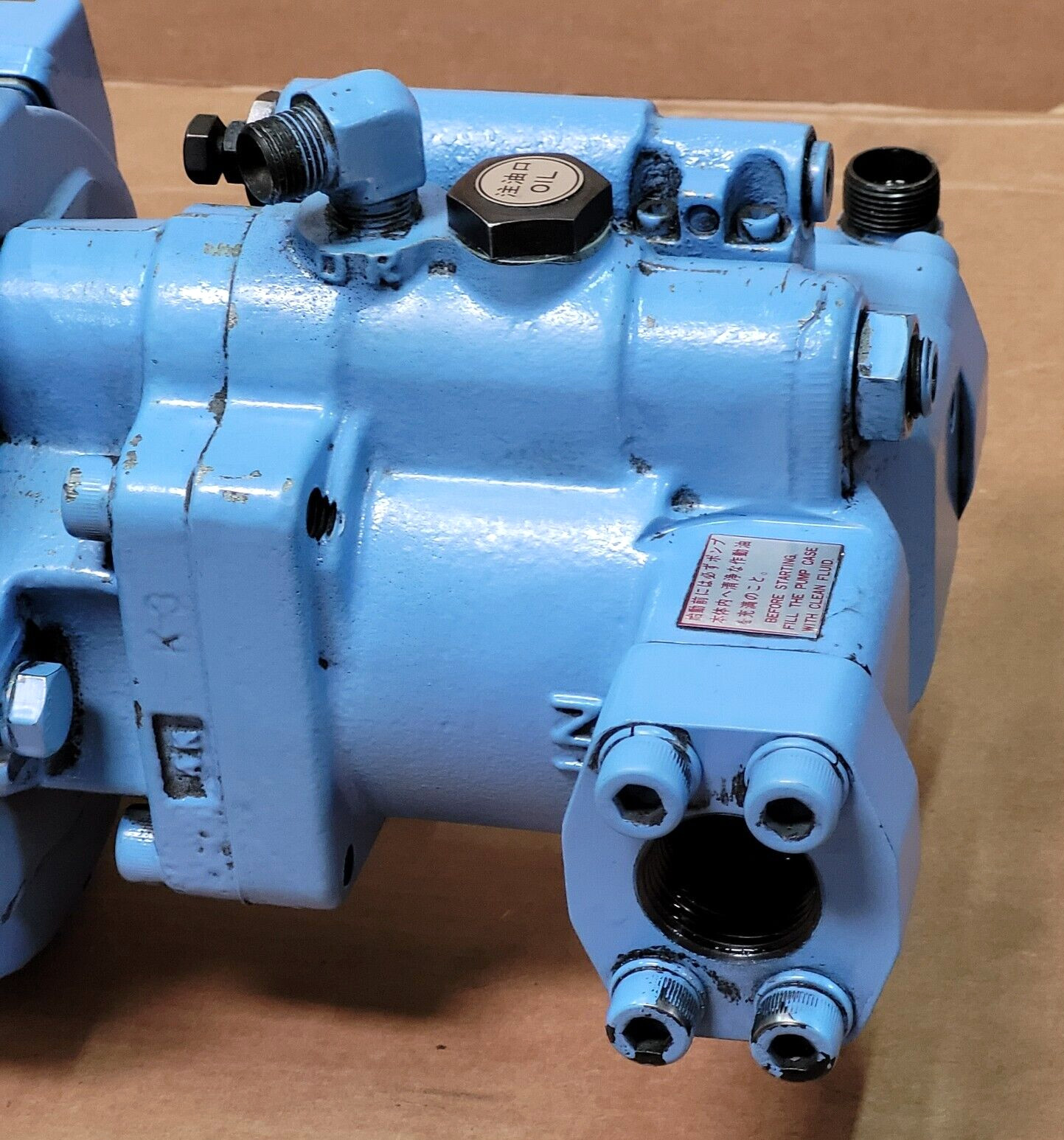 NACHI UNI MOTOR TYPE (M) LTIS90-NR TYPE (N) VSBA-0A4B22 3 PHASE INDUCTION MOTOR