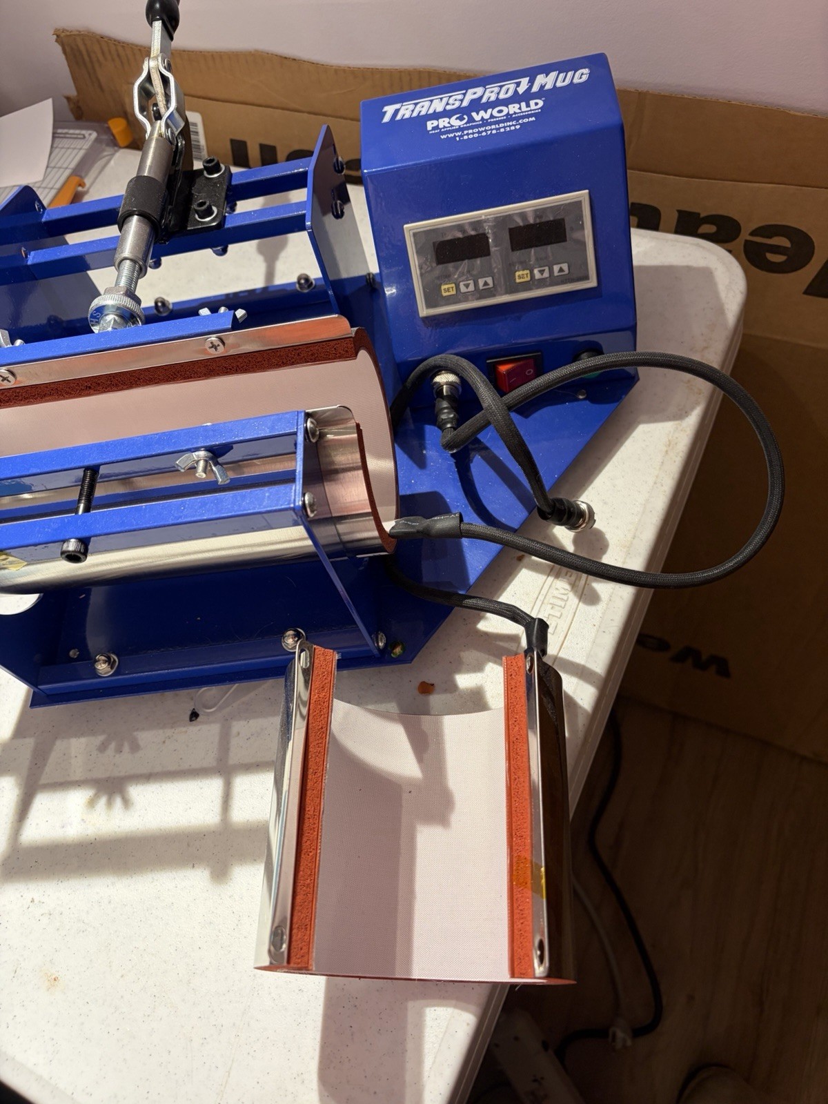 ProWorld Sublimation Heat Press + Craft Supplies / Tumbler & Mug Business Setup