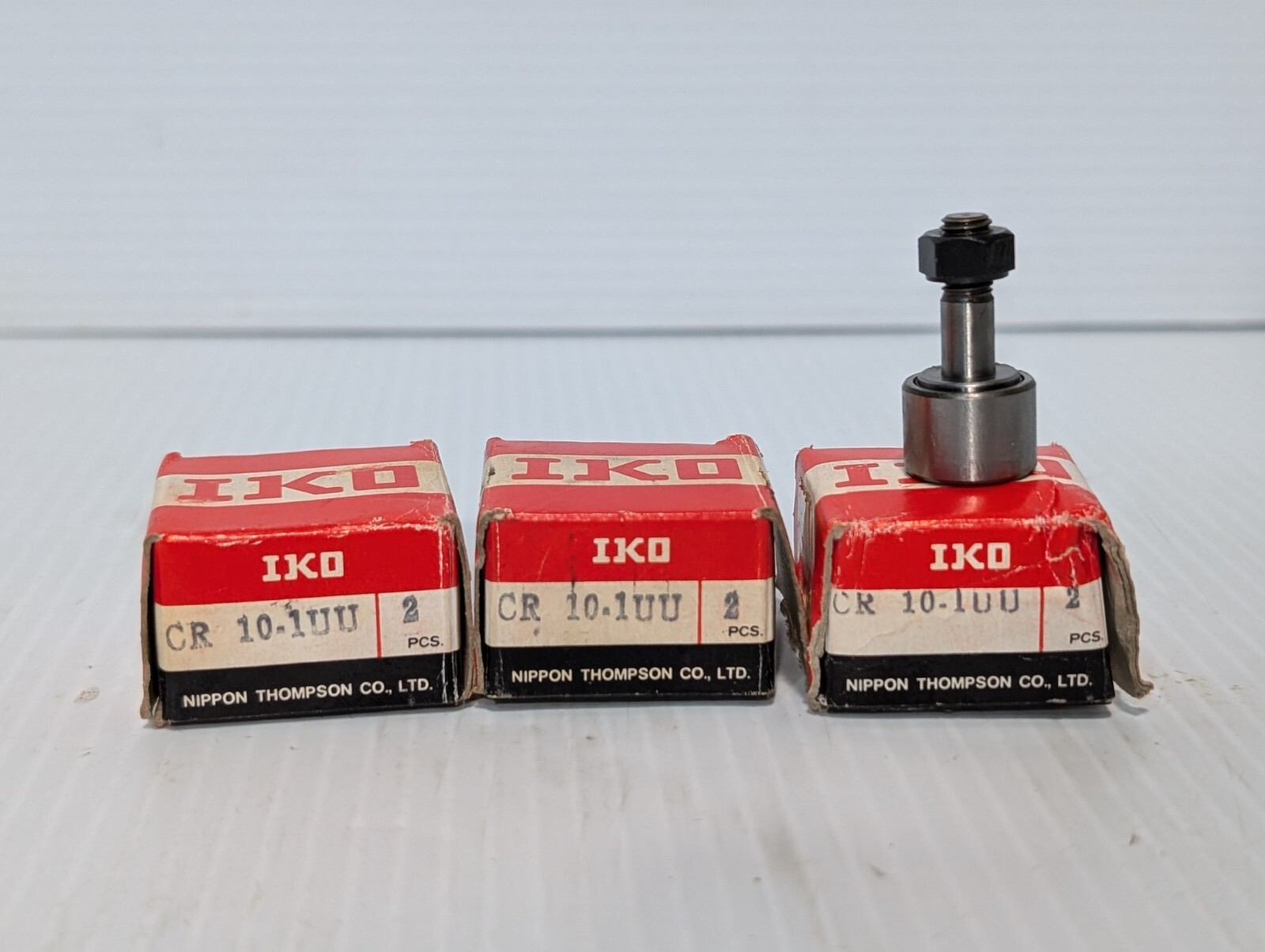 Lot of 3 IKO CR10-1UU Cam Follower Bearings – Free Returns