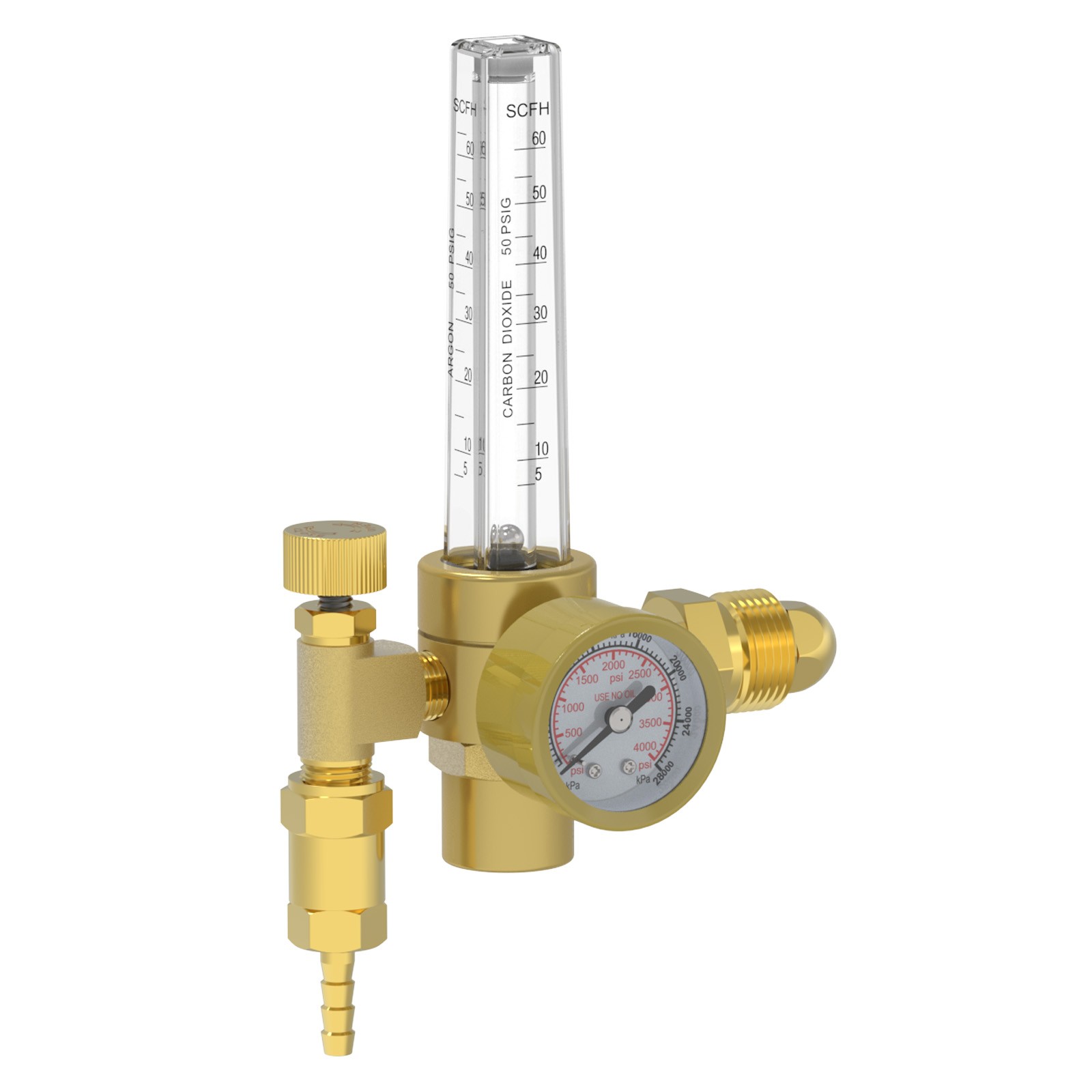 YesWelder Argon/CO2 FlowMeter Regulator for TIG/MIG Welding