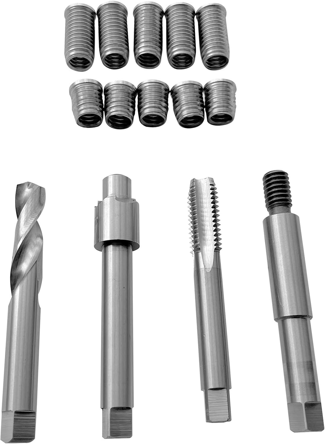 M11X2.0 Two Sizes Thread Repair Kit (Including 5 Inserts 16.2Mm Length,5 Inserts