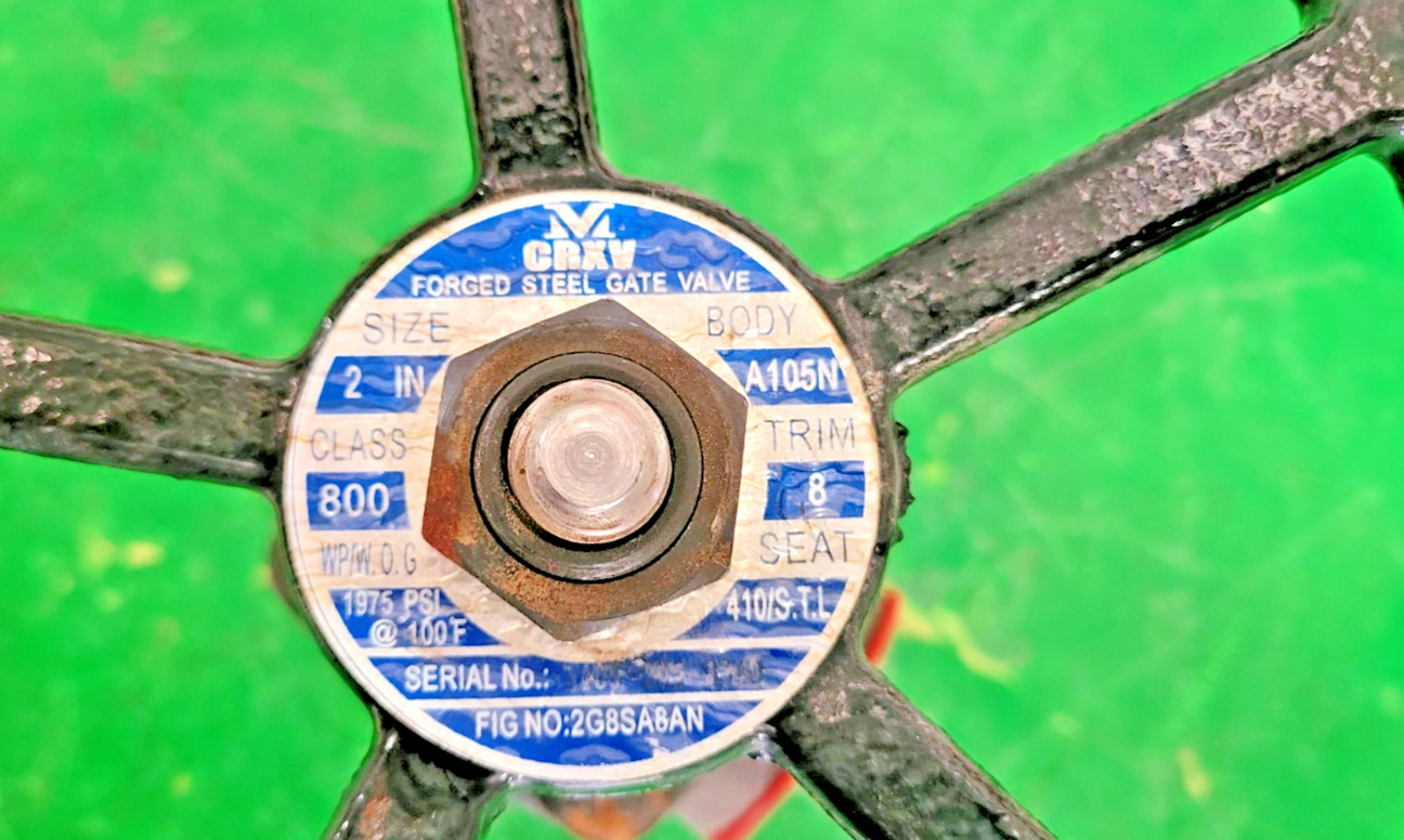 🟠SOCKET WELD CL 800 FORGED 2″ GATE VALVE PESSCO IS OFFERING 1 G090425-1-30 🗽