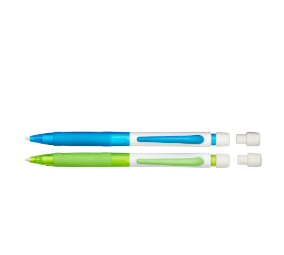 NEW Paper Mate Infinite Lead 0.5 mm Mechanical Pencils 2 Pack (Blue + Green)