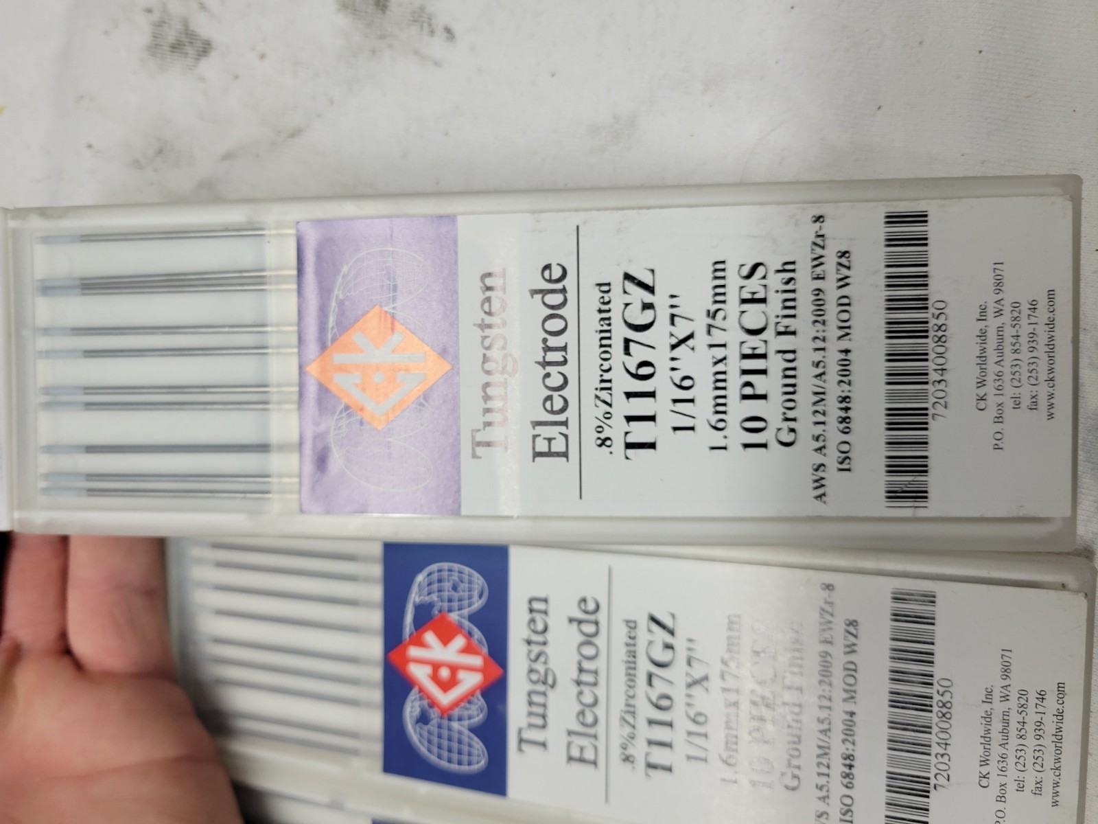 CK WORLDWIDE White .8 Zirconiated 1/16″ X 7″