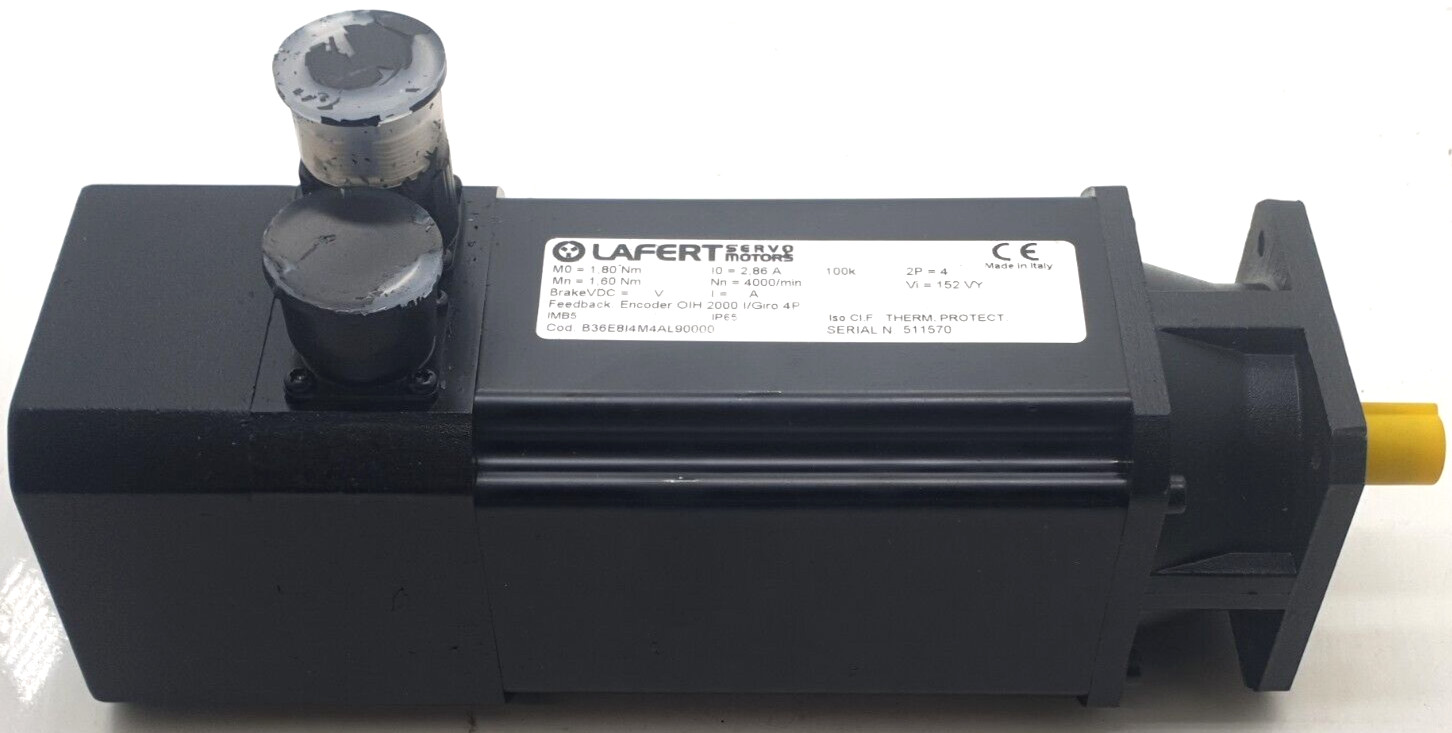Lafert B36E8I4M4AL90000 Servo Motor