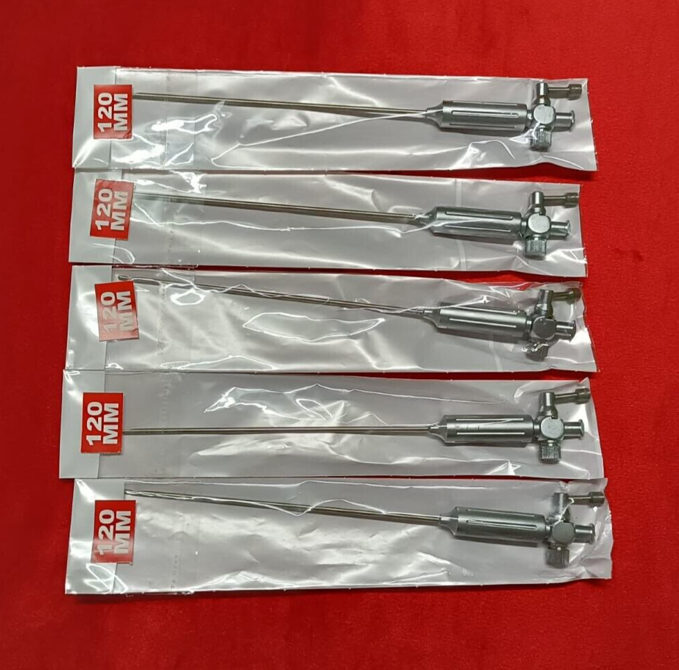 Laparoscopic Veress Needle 120mm SS Best Quality Reusable Instrument – 5pc