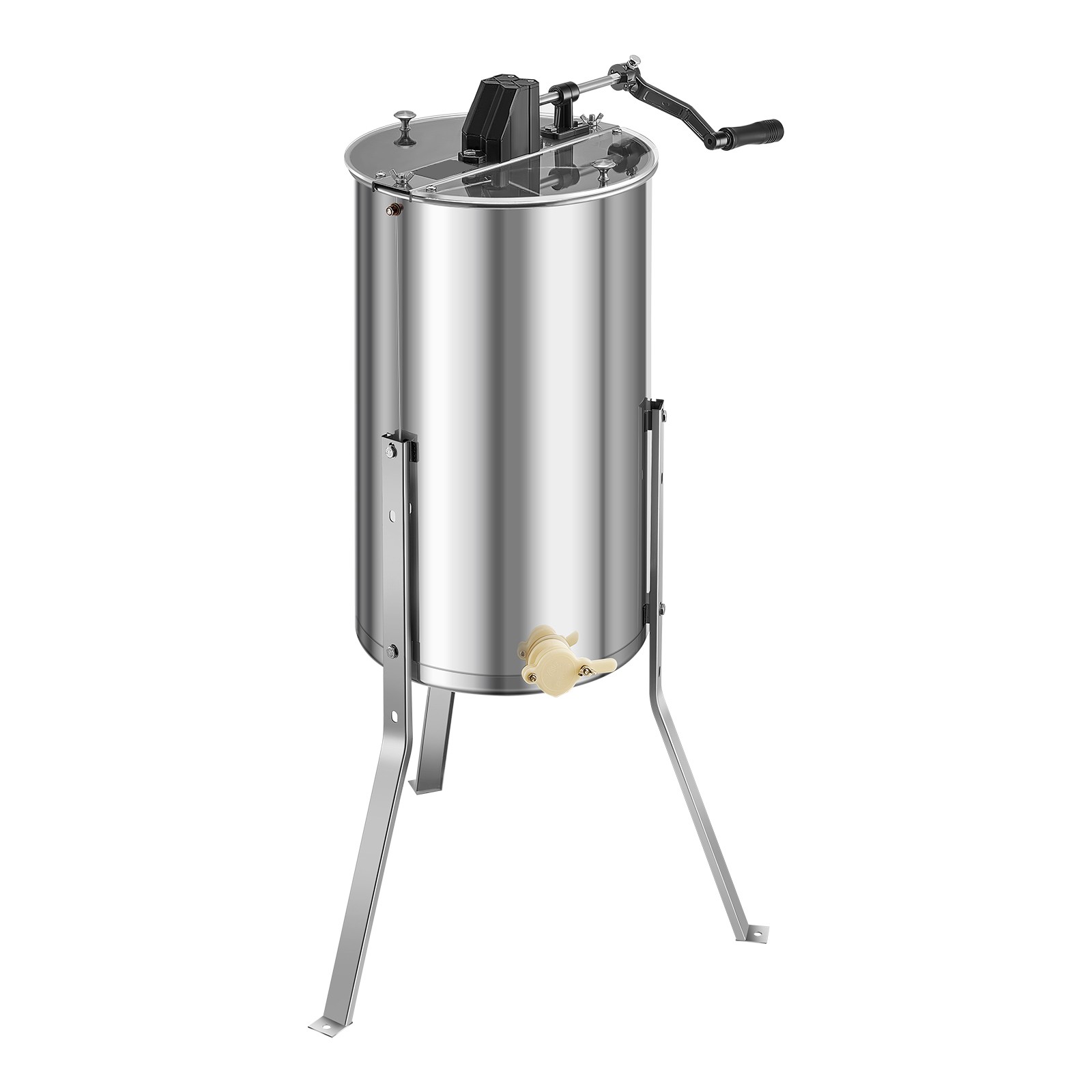 Manual Honey Extractor 2 Frame Beekeeping Honeycomb Spinner Stainless Steel
