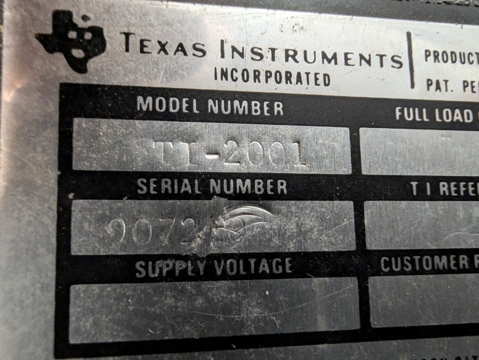 Texas Instruments 5TI PLC Programmer TI-2001 / 30 DAY GUARANTEE WITH FREE RETURN
