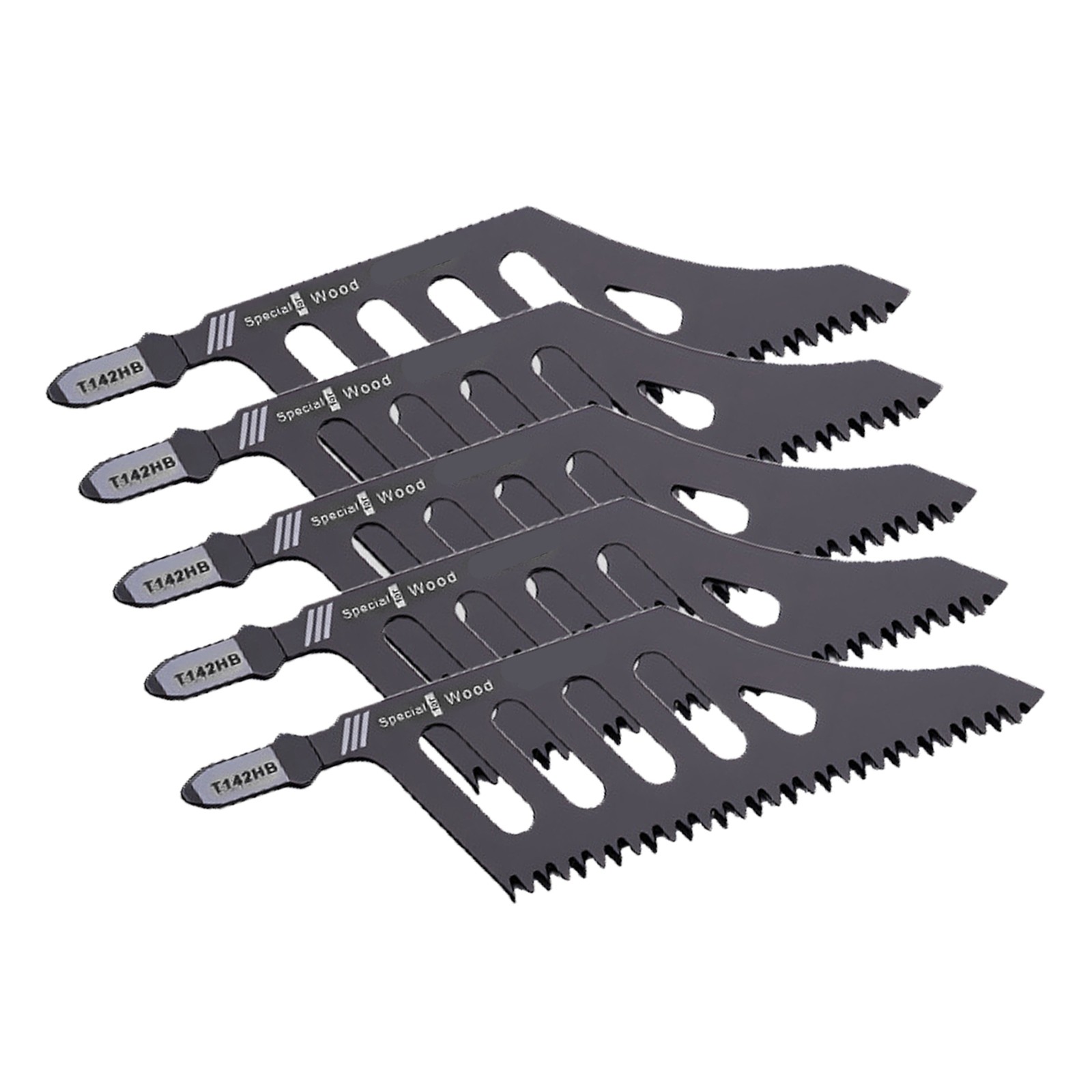 5 Pcs Flush Cutting Jigsaw Blade High Carbon Steel Irregular Curve Saw Blad Fit