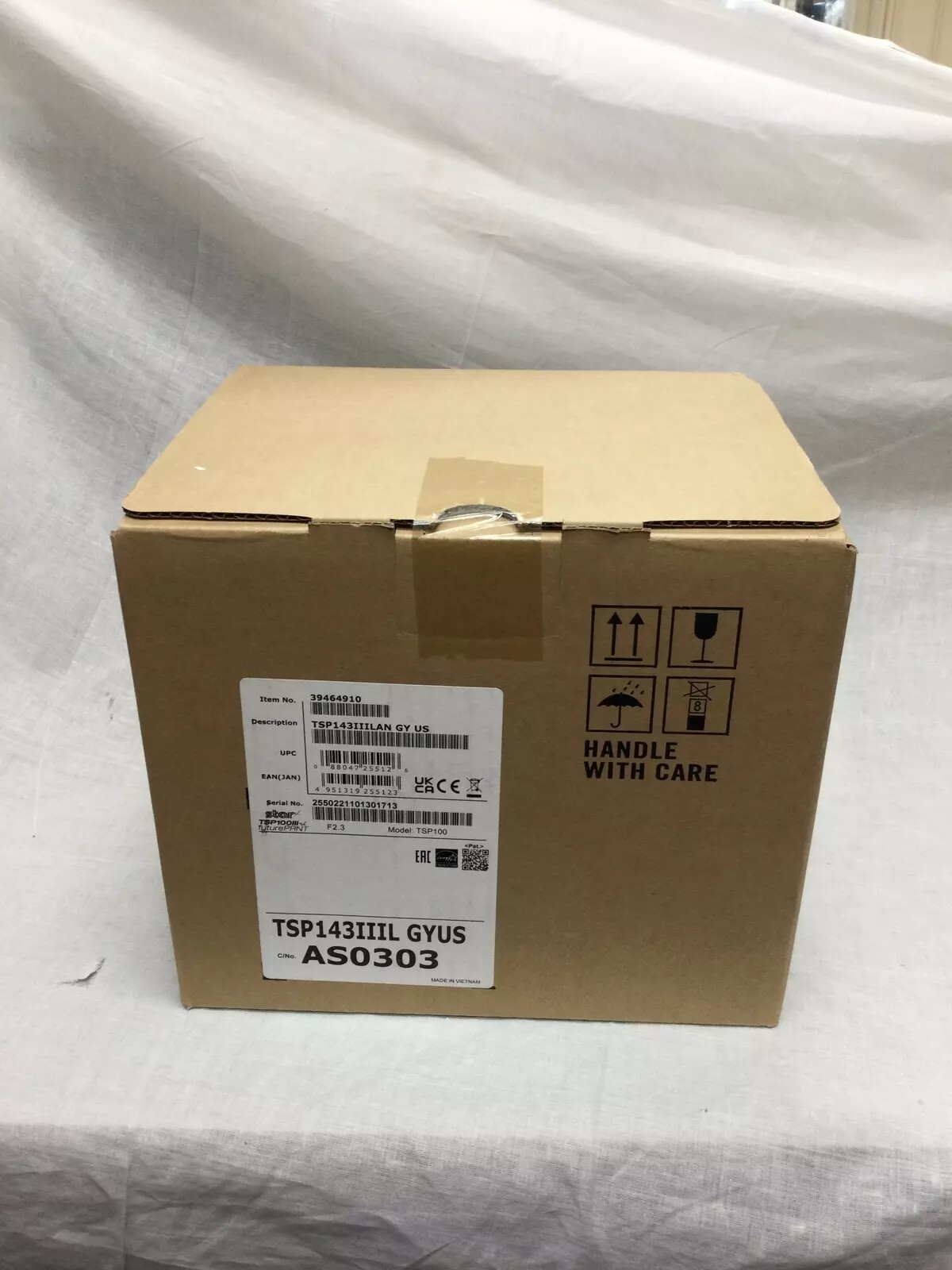 NEW Star Micronics TSP100III TSP143IIILAN GY Thermal POS Receipt Printer.RL,