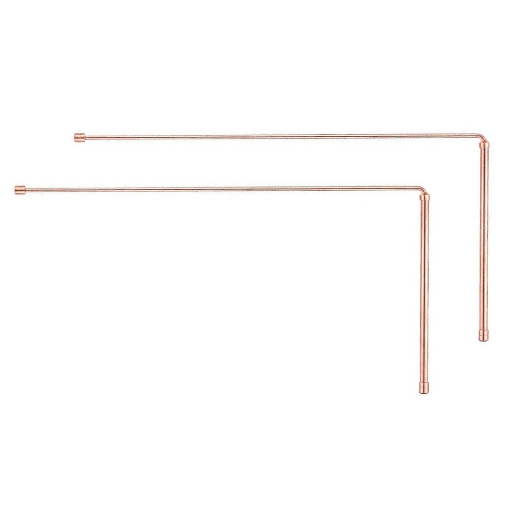 99 9% Copper Metal Detector Rods for Water and Treasure Locating Set of for 2