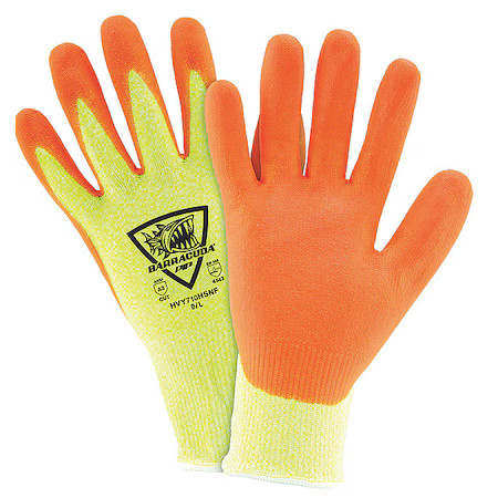 Pip Hvy710hsnf/Xl Hi-Vis Coated Gloves, Foam Nitrile, Smooth, Palm And Fingers,