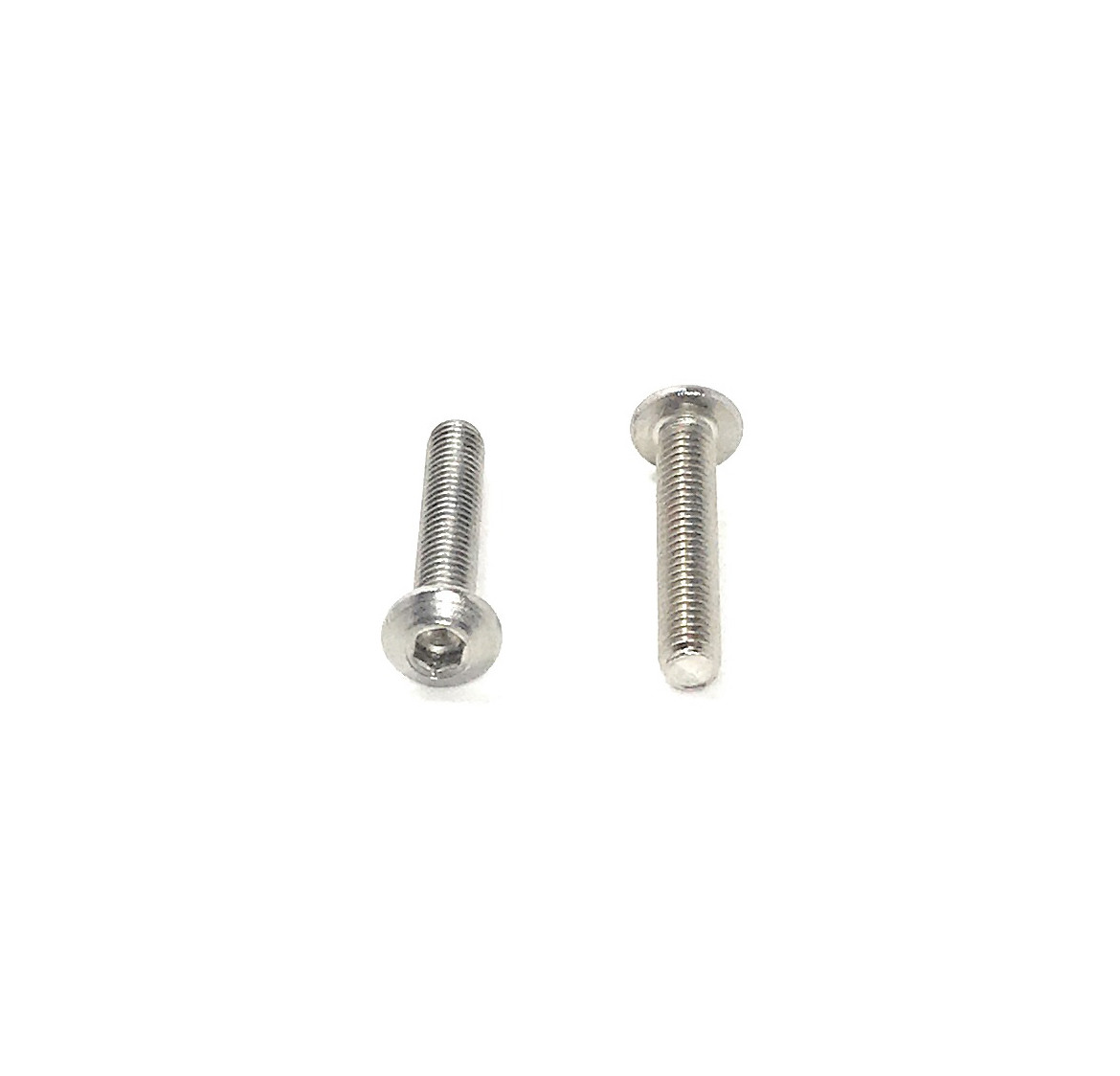 (50) M3 x 0.5 x16 Stainless Steel Button Head Socket Cap Screws ISO7380 M3-.50