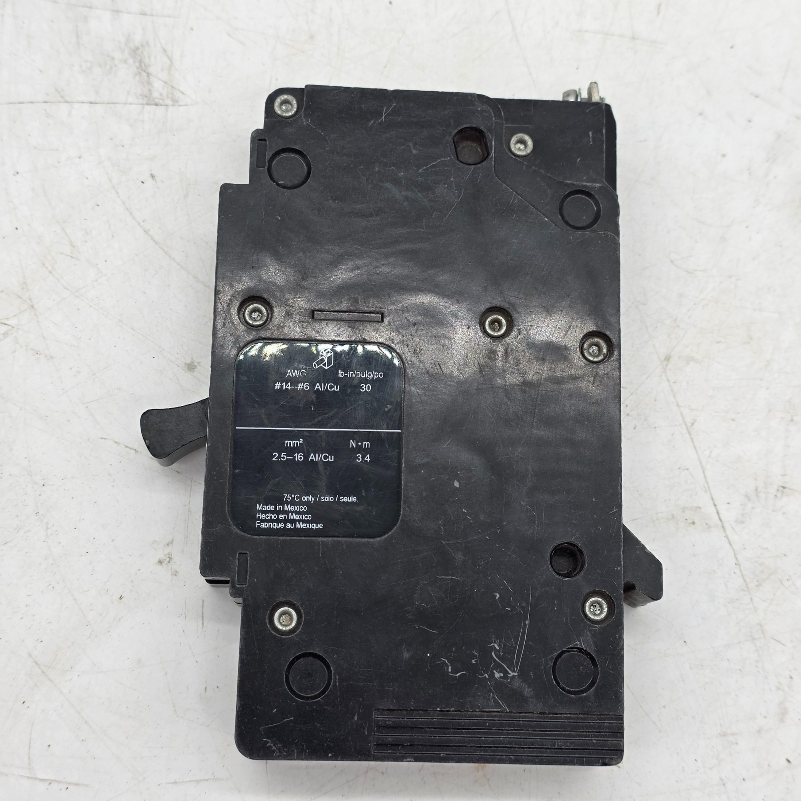 Square D EDB14020 20A 1 Pole 277V Bolt-On Circuit Breaker HID SWD Open Box