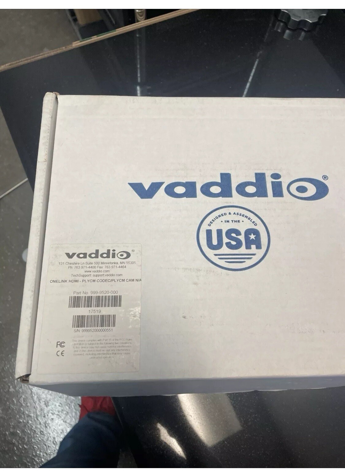 NEW Vaddio 999-9520-000 Codec Kit for OneLINK System For Polycom EagleEye Camera