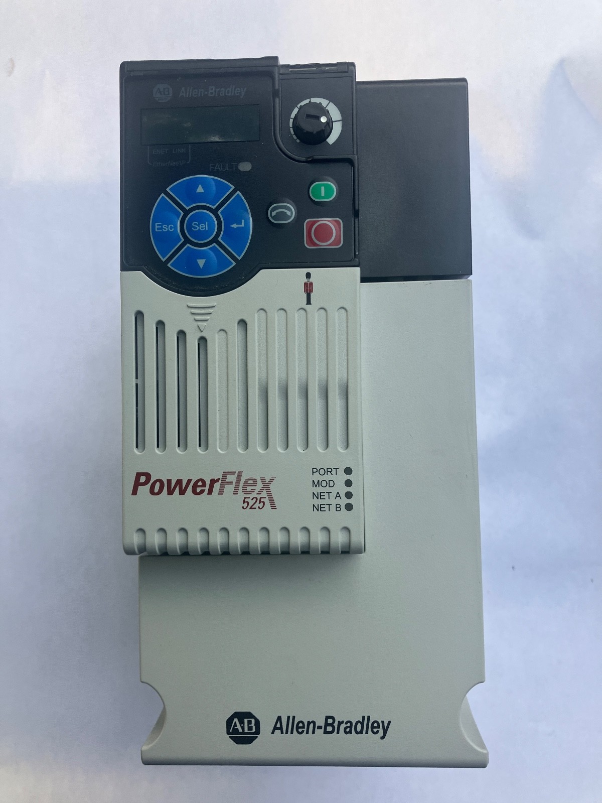 Allen Bradley PowerFlex 525, CAT: 25B-D017N114, 10HP, Used.