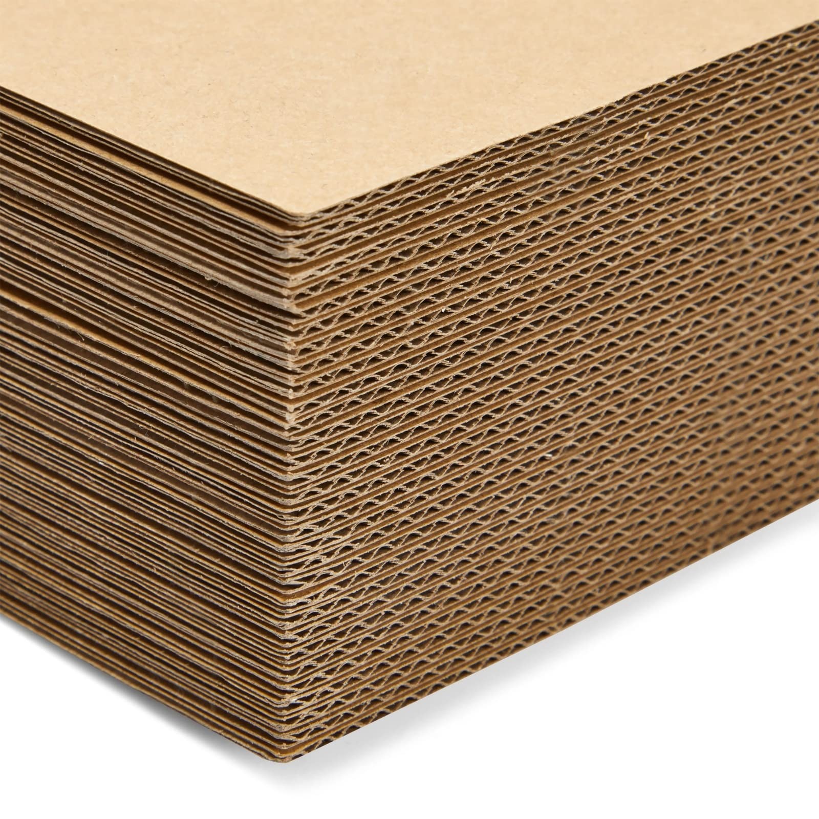Juvale Corrugated Cardboard Sheets – 11 x 17 in, 2mm 11 X 17 Inches, Brown