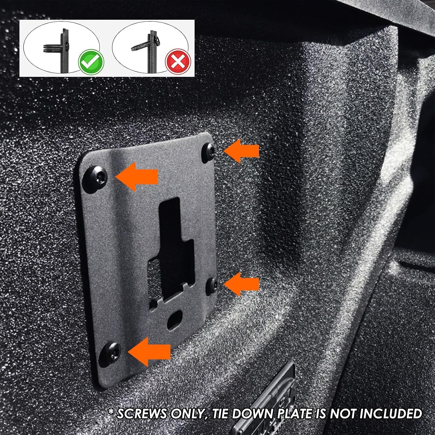 Anti-Theft Screw|T30 Torx|M6*1.0 Tapper Tool For Ford Truck Bed Tie Down Anchors