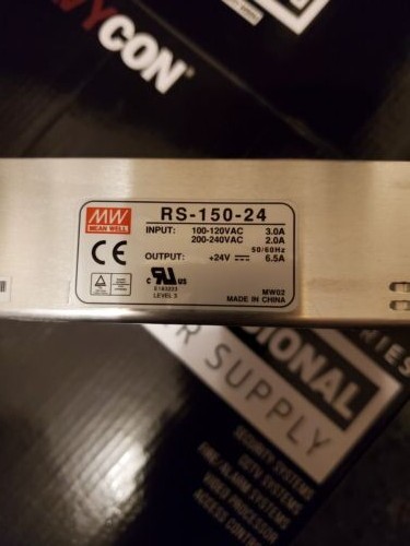 NEW MEAN WELL  RS-150-24  SWITCHING Power Supply 156W SOLD BUY  US SELLER