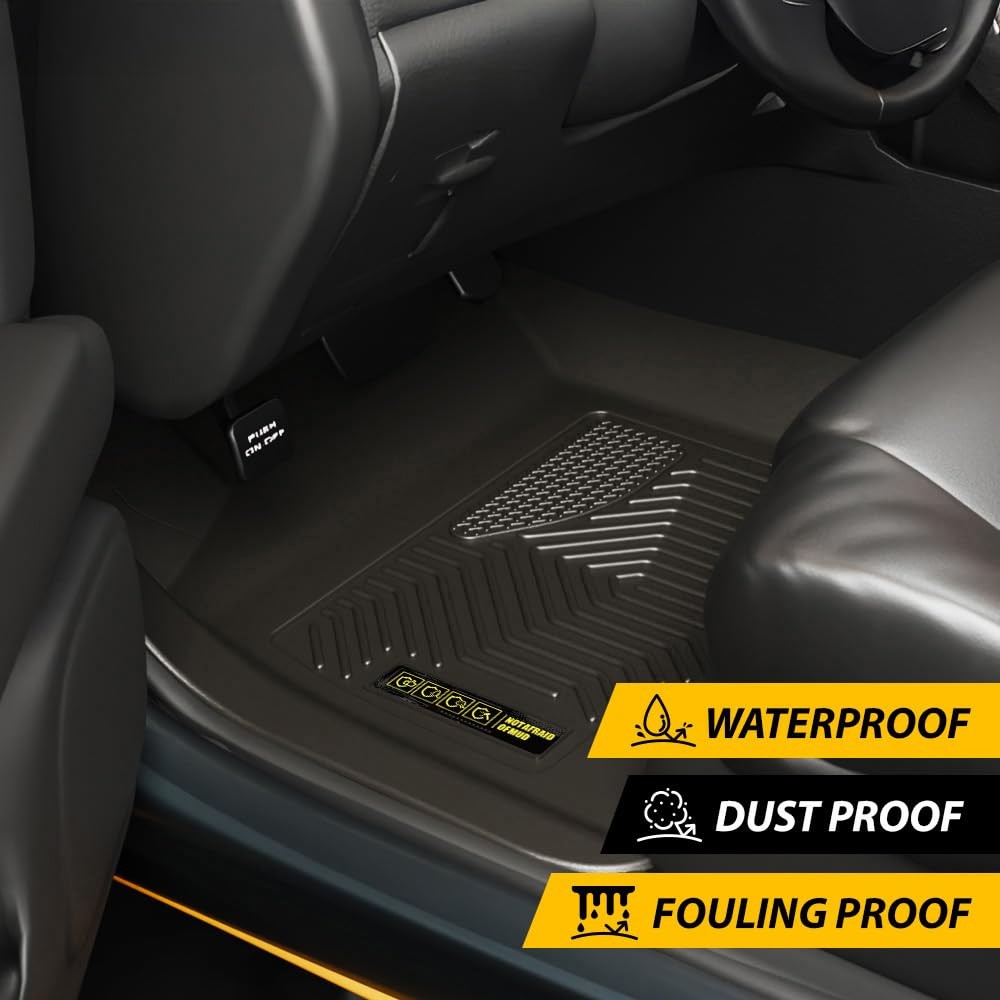 TPE Floor Mats Cargo Liner Toyota Sienna 2021-2025 8 for Seat 1st-3rdRow All-Wea