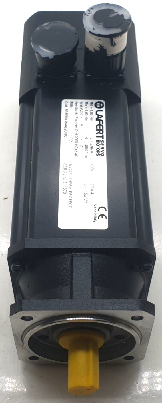 Lafert B36E8I4M4AL90000 Servo Motor