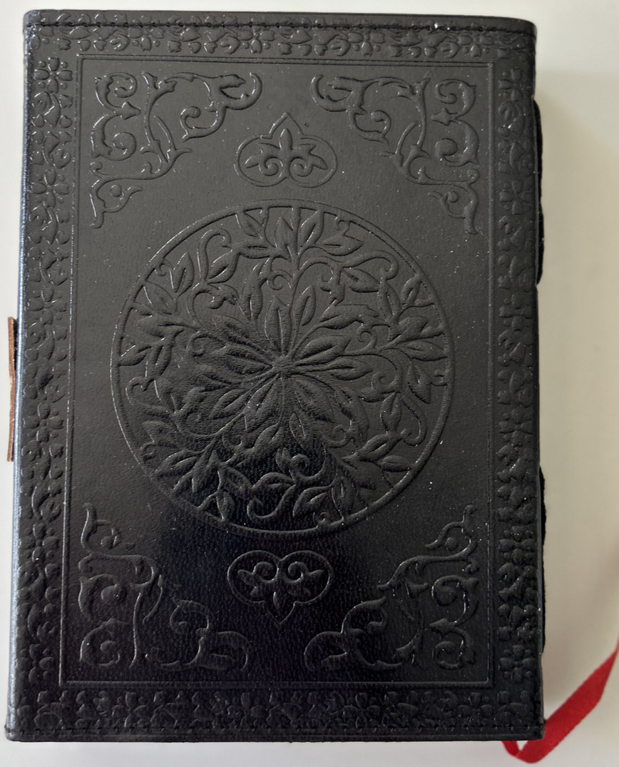 Handmade Genuine Leather Bound Journal Lapis Stone Matt Paper 110 Page 2-Pack