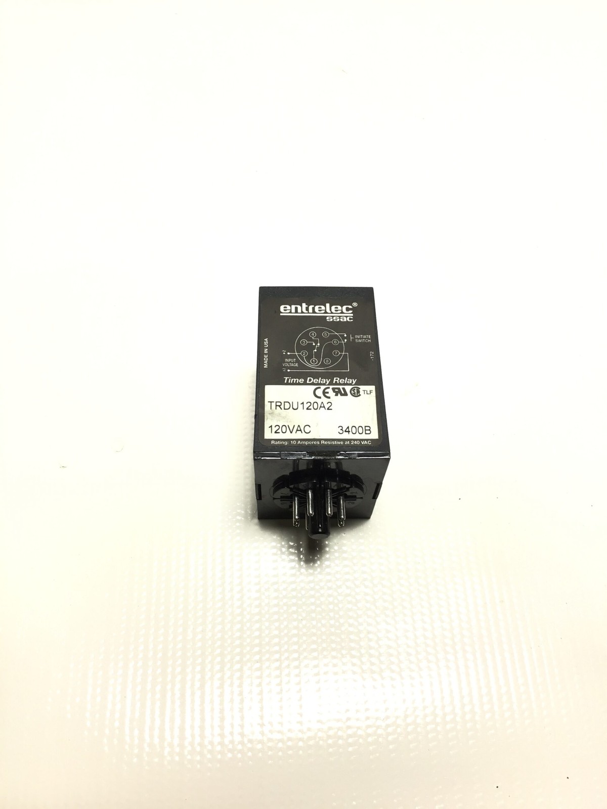Entrelec SSAC TRDU120A2 Time Delay Relay