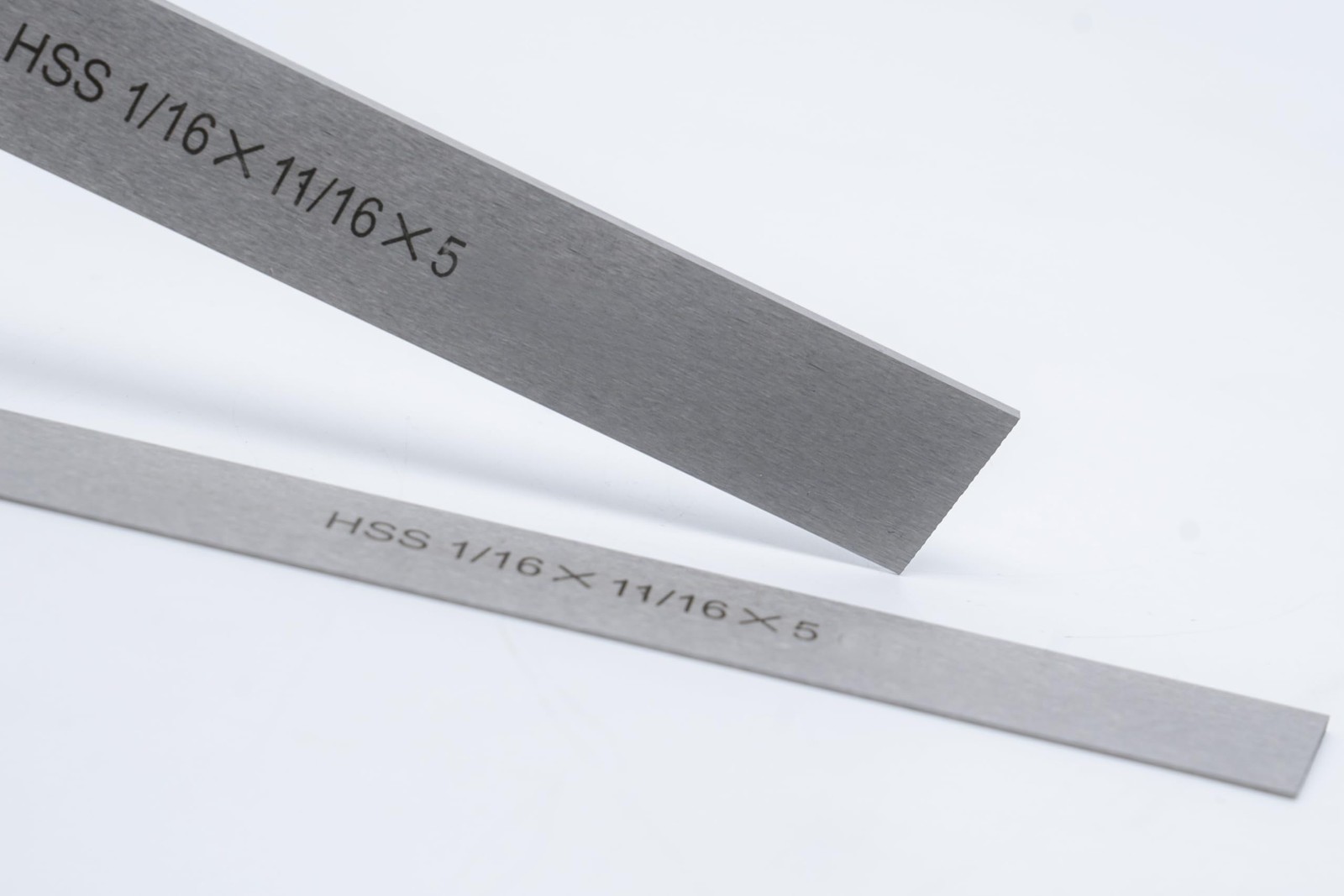 Set of 2 HSS High Speed Steel Parting Cut Off Lathe Tool Blades 1/16×11/16×5
