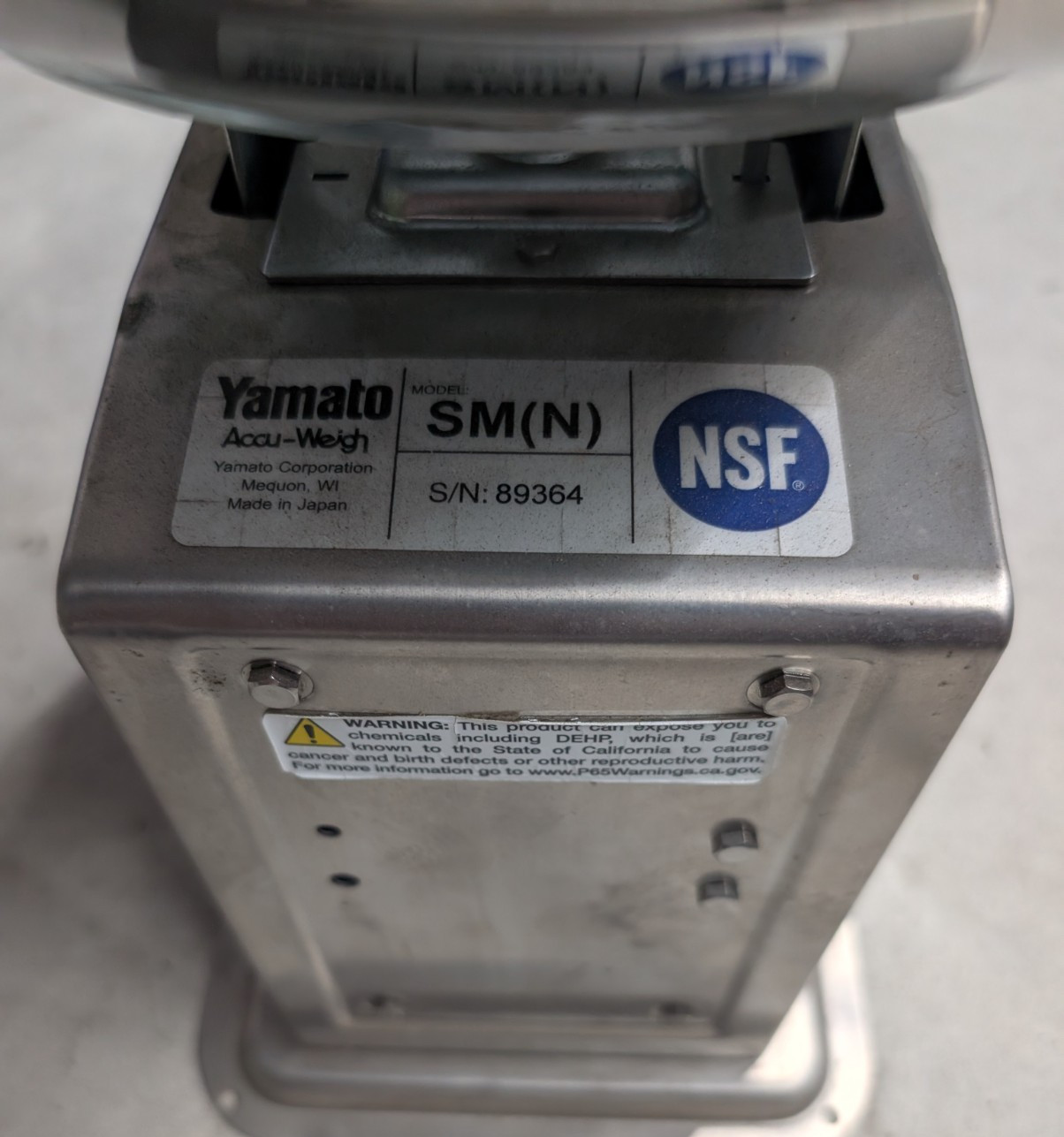 Yamato Accu-Weigh SM(N) Universal Dial Portion Scale 30lb 13.5kg Commercial Used