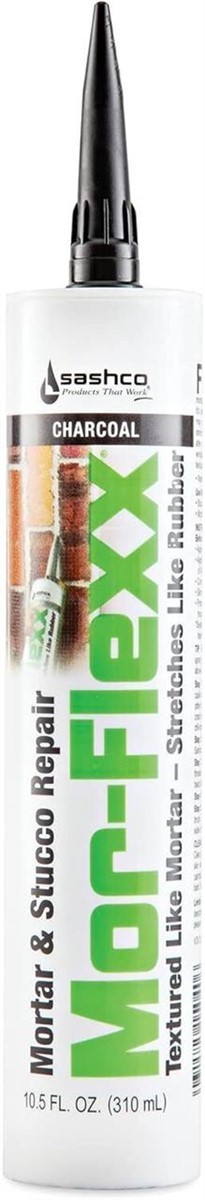 Mor-Flexx Charcoal Textured Caulk 10.5 oz (Pack of 12) – Brand New Free Shipping