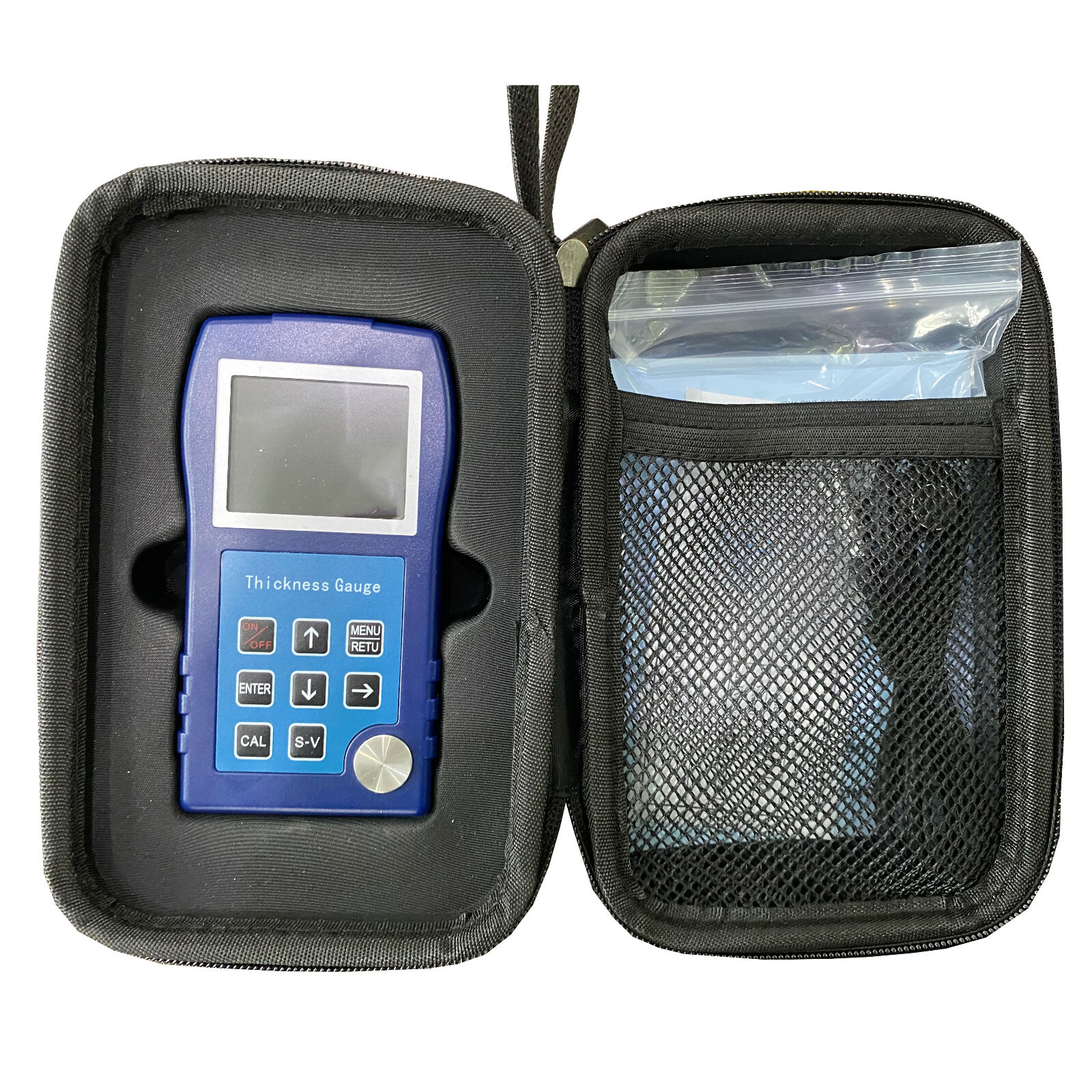 Digital Ultrasonic Thickness Tester Gauge Steel Copper Metal Plastic 0.9-300mm