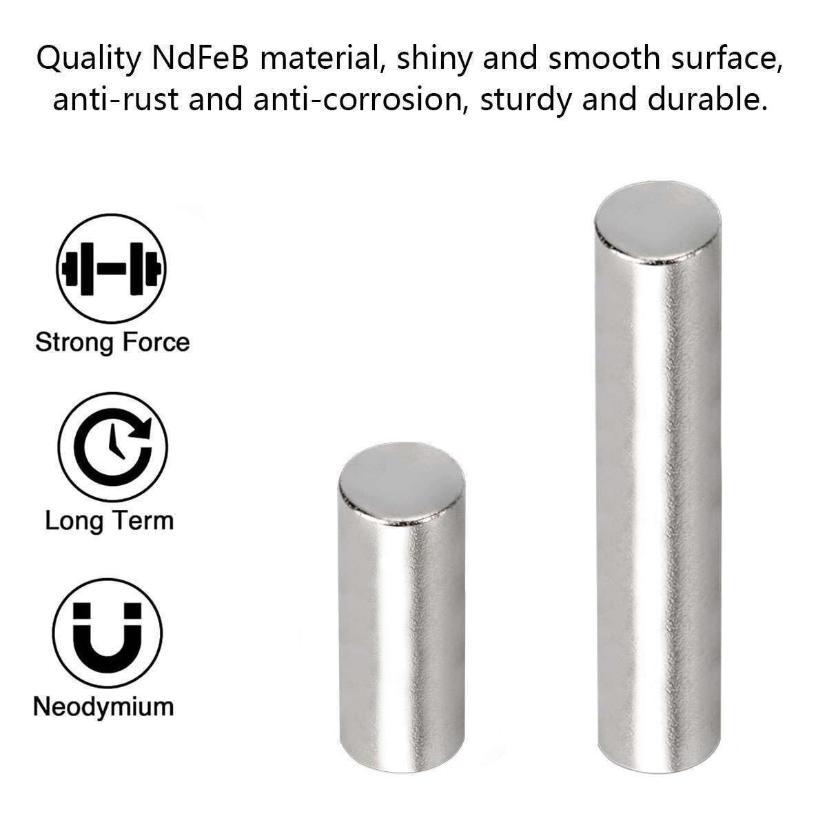 10-50PCS 10/25mm X 5mm Neodymium Disc Strong Rare Earth N45 Small Fridge Magnets