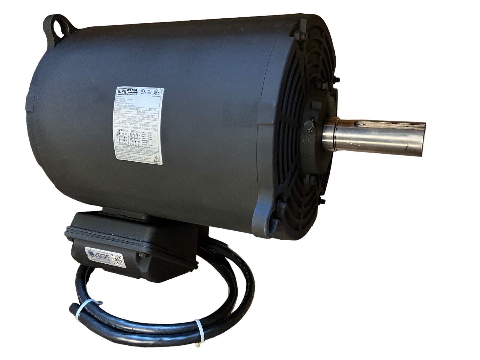 WEG 020180T3E256T-SG 3-Phase General Purpose Motor, 20HP, 254/6T Frame, 230/460V