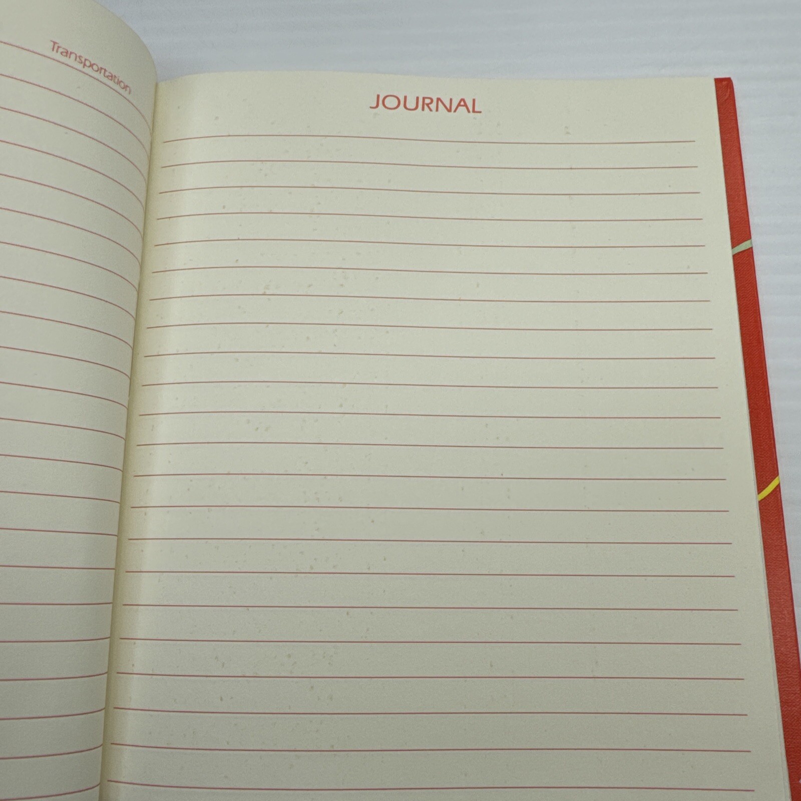Great Escapes Travel Journal 1984 Vintage Hallmark with Box Red Travel Journal