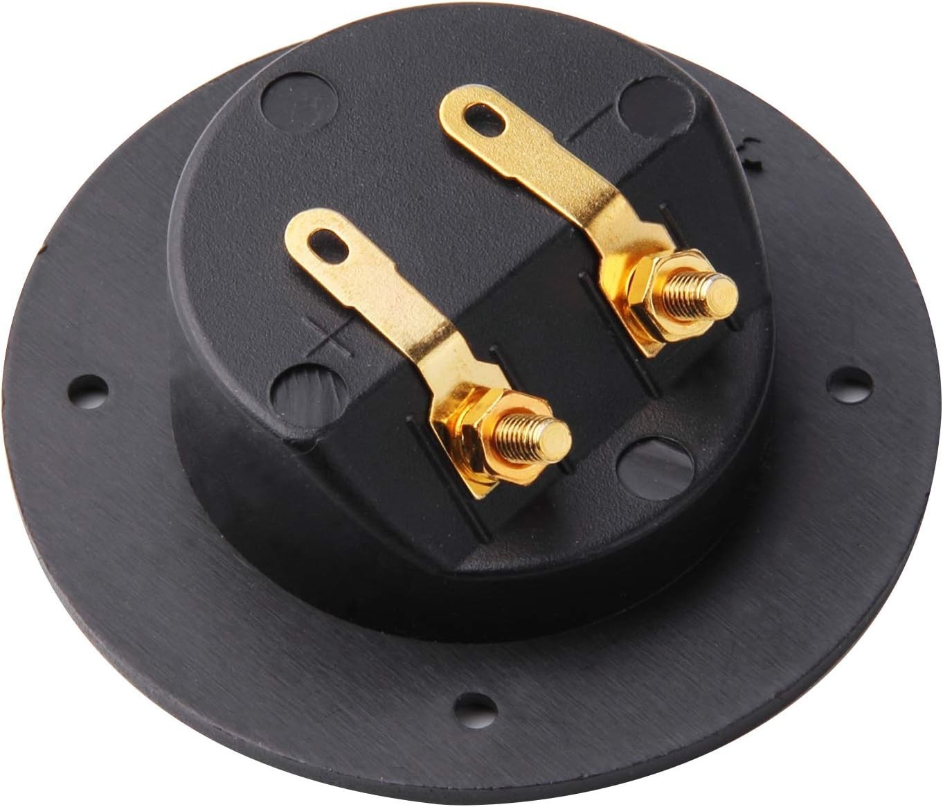 5Pcs 3-Inch Speaker Box Terminal Cup – Black, 1.77 Inches, Copper/Metal/Plastic