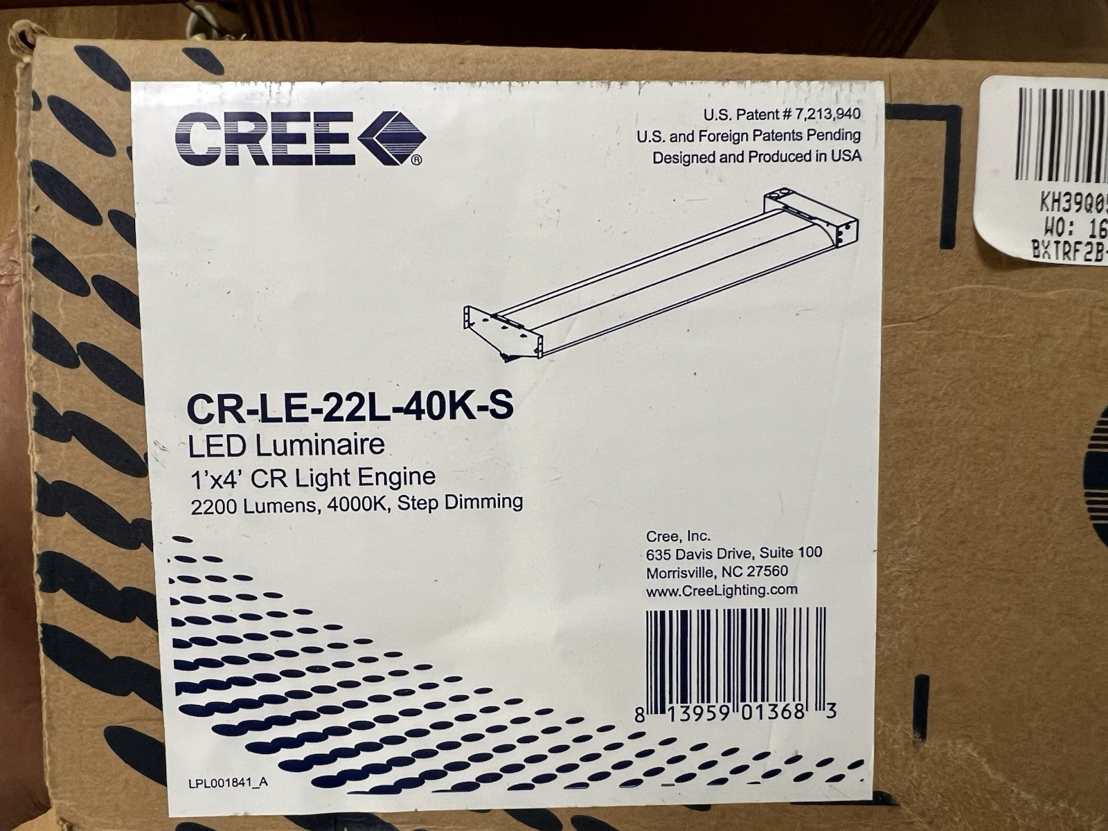 Cree CR-LE-22L-40K-S LED Luminaire 1’x4’CR Light Engine 2200 Lumens
