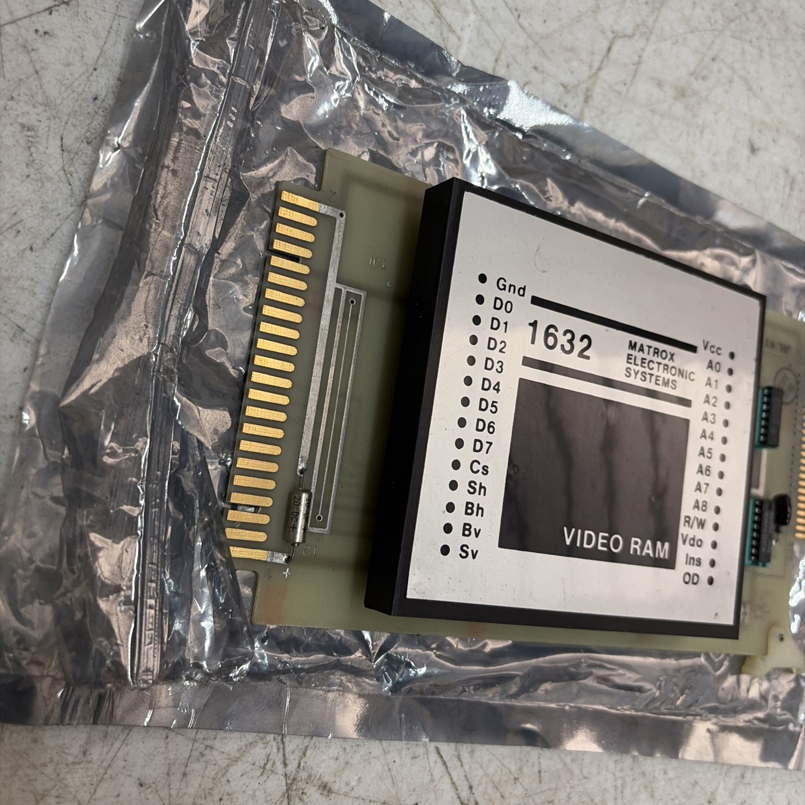 Matrox MTX-1632 Video RAM Display Board Owens-Illinois Industrial Computer