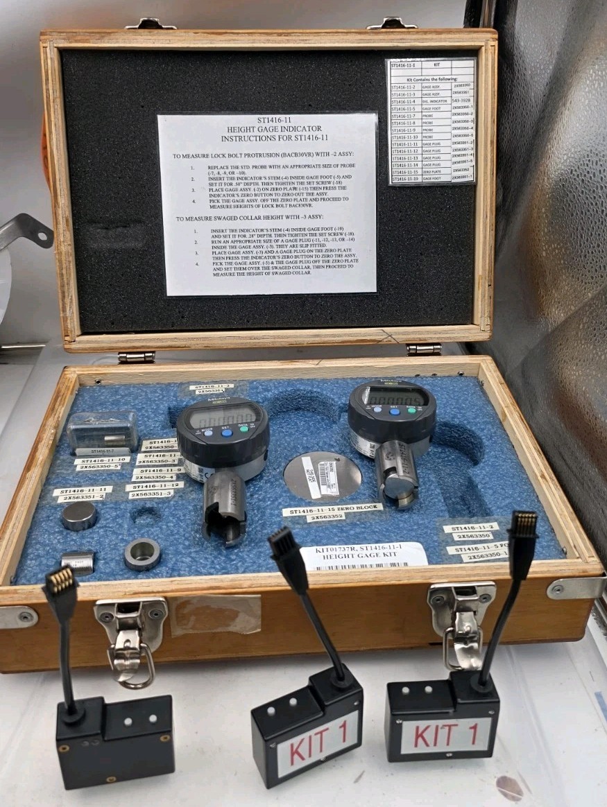 kit 2 Mitutoyo 543-392B Digimatic Indicator, 0-.5″/0-12.7mm Range, .00005″