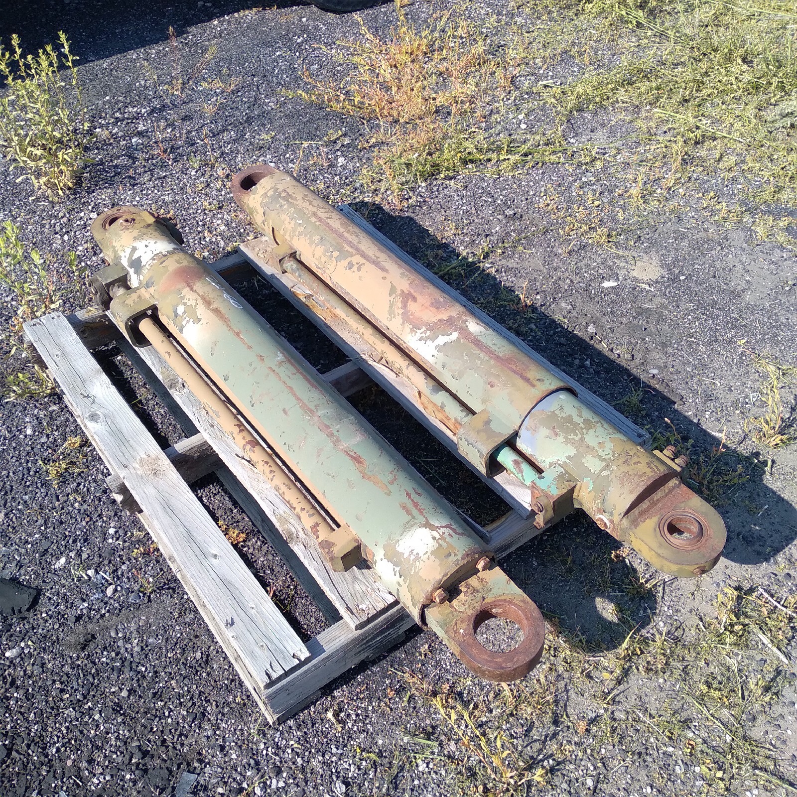 2 Apron Cylinders for Wabco CT4 Scraper Bowl Clark 290M Cat 830MB Tractor