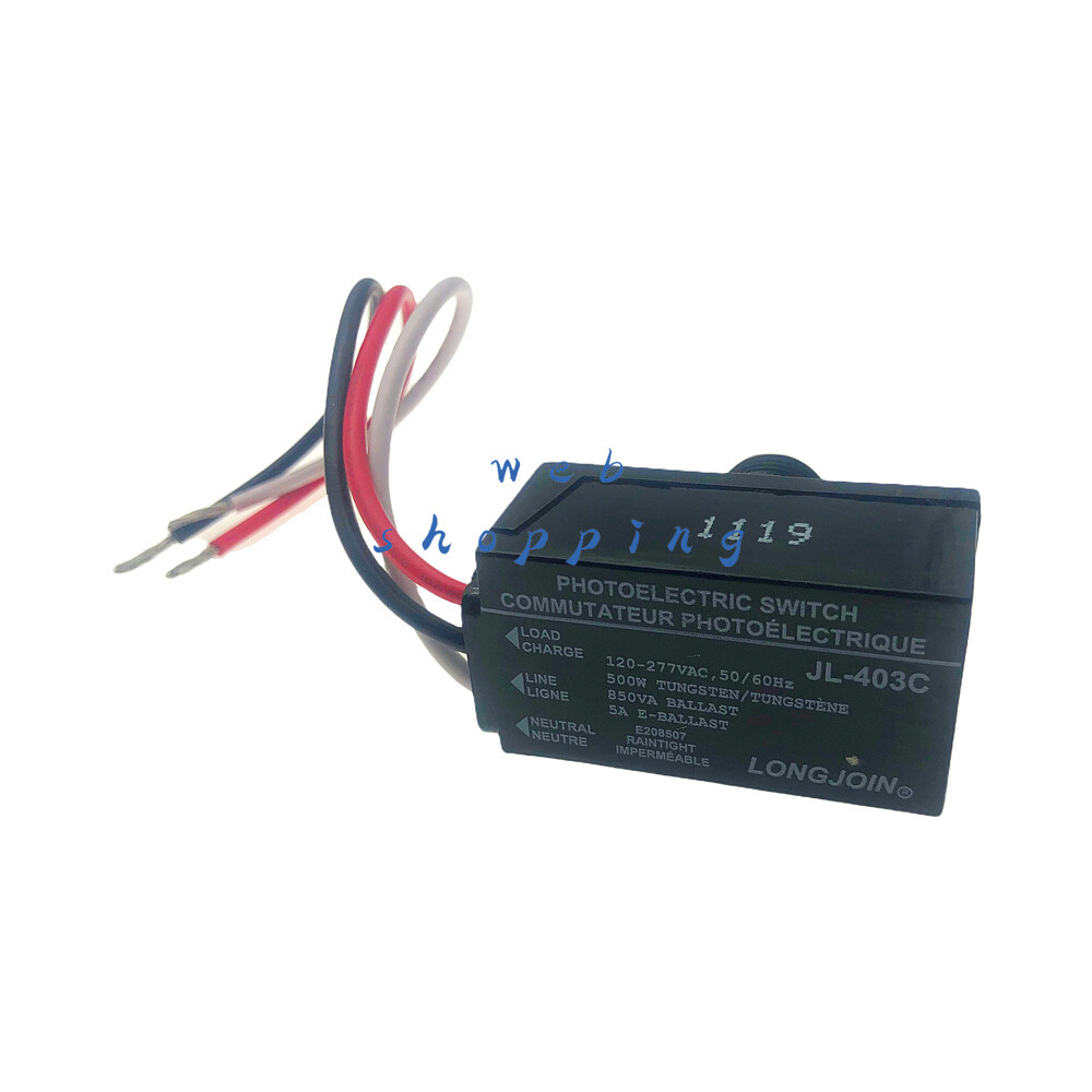 Dusk Dawn Outdoor Swivel Photo Cell Light Control Photocell Sensor 120~277V