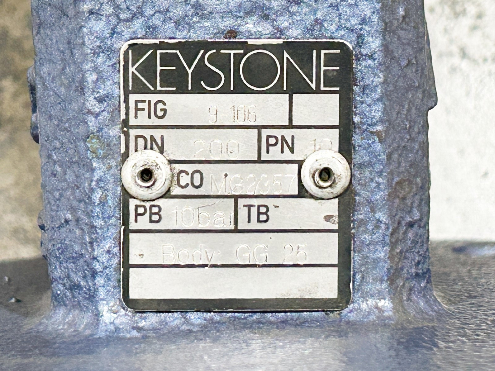 New Keystone 9-106 MG2357 10Bar Body GG 25