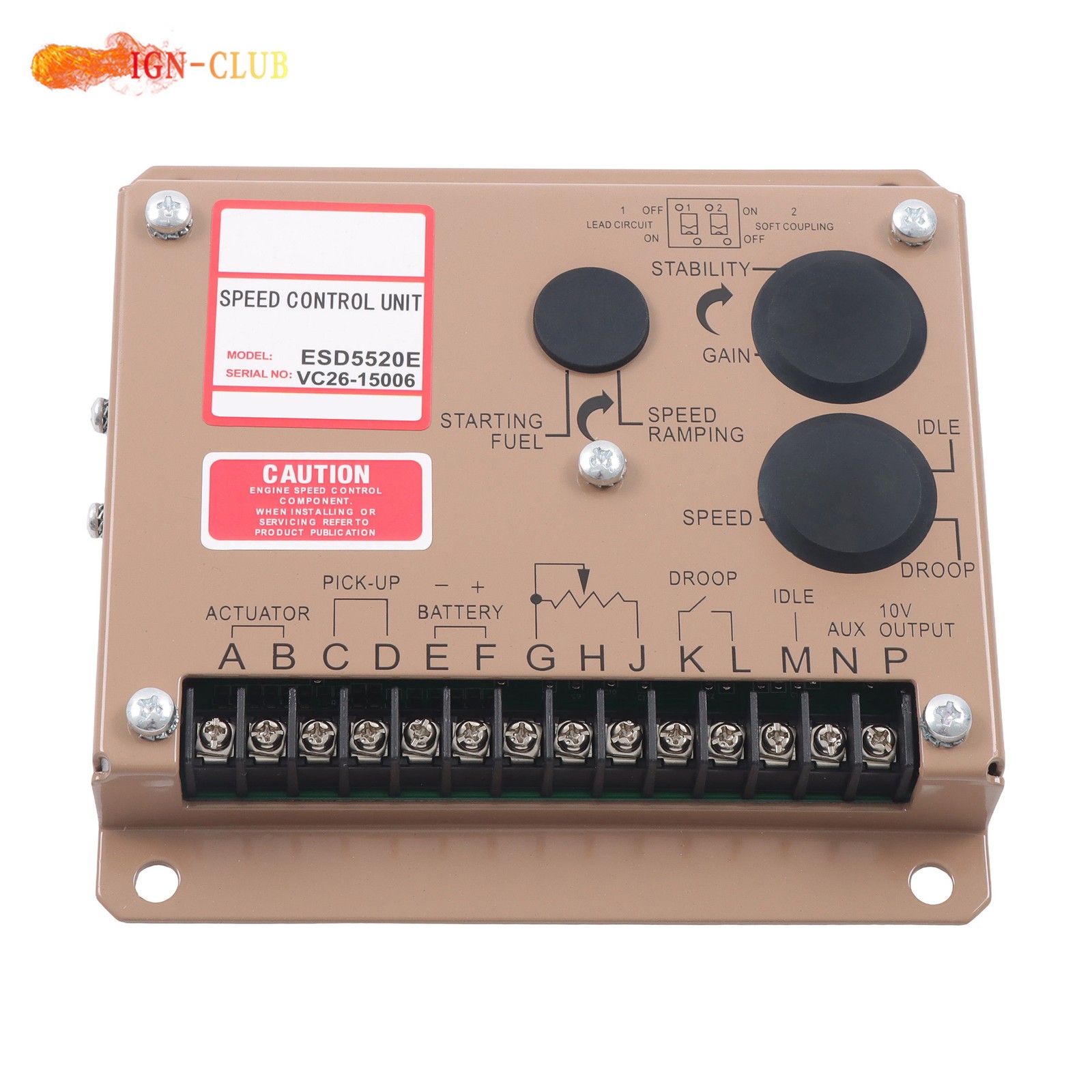 ESD5520E Electronic Governor Speed Controller for Generator System